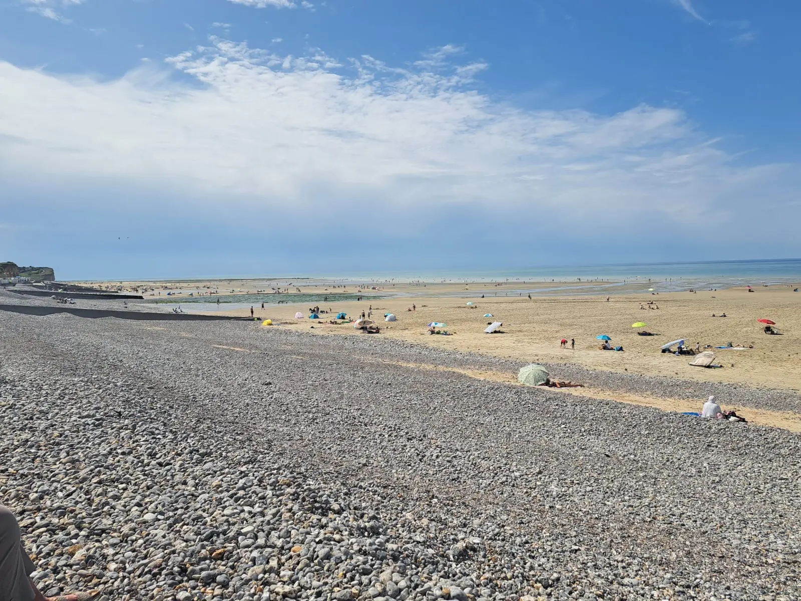 A la recherche d'un p'tit coin d'ombre sous un parasol